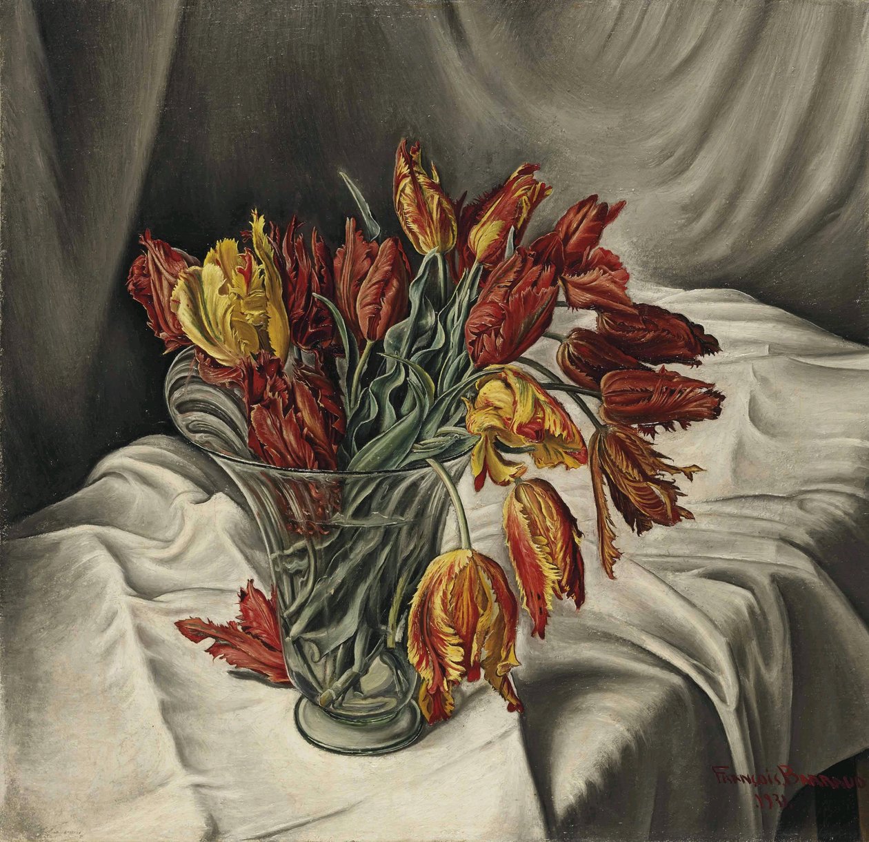  Tulips perroquetsn av Francois Barraud