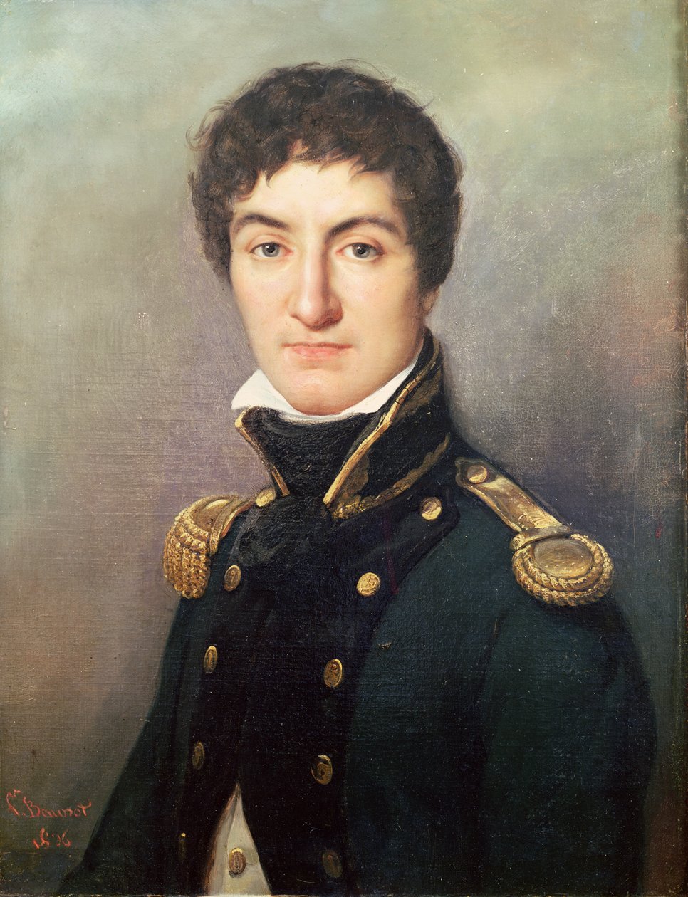 Porträtt av Lazare Nicolas Marguerite Carnot (1753-1823) 1792 av Francois Bouchot