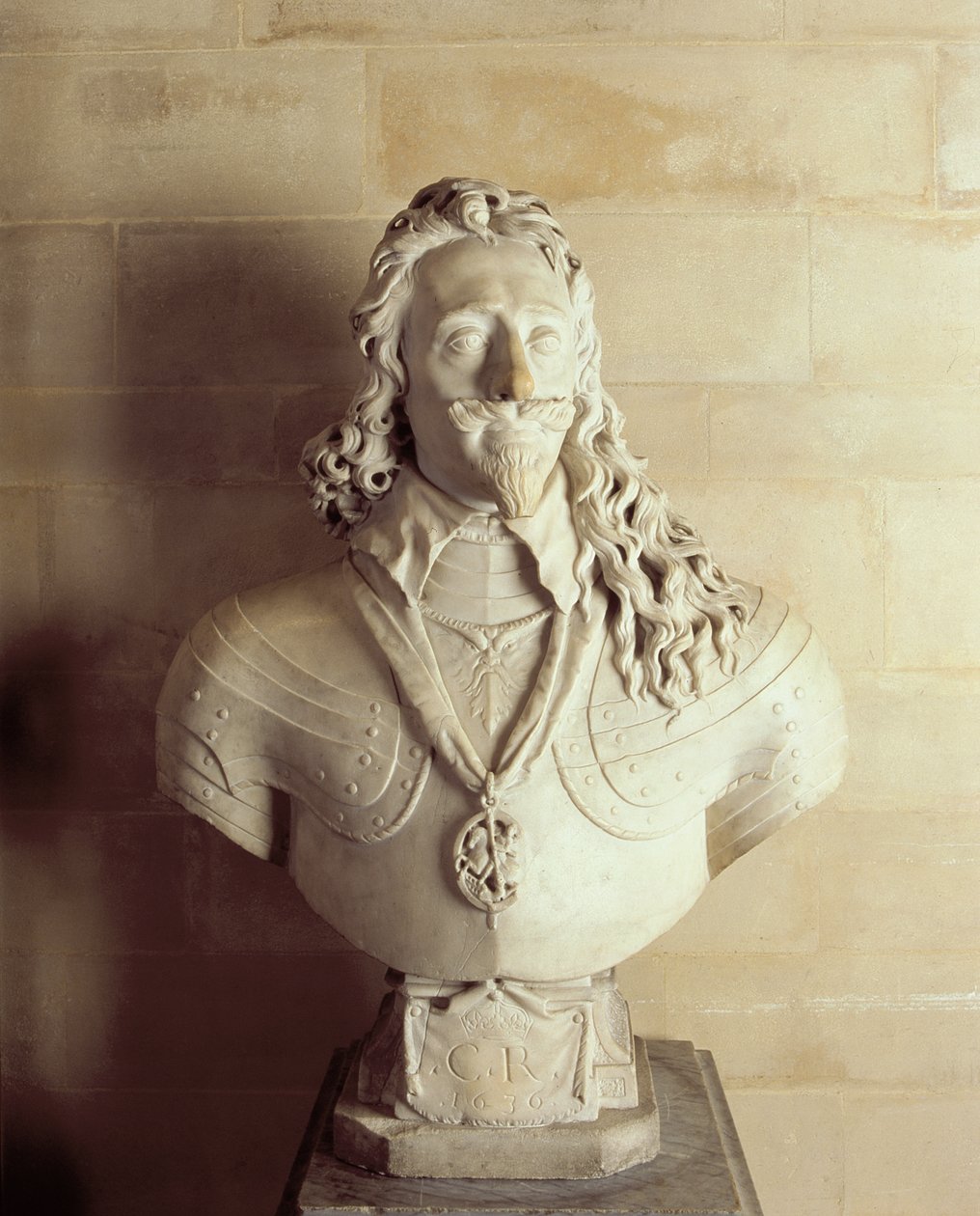 Byst av Karl I, 1636 (marmor) av Francois Dieussart