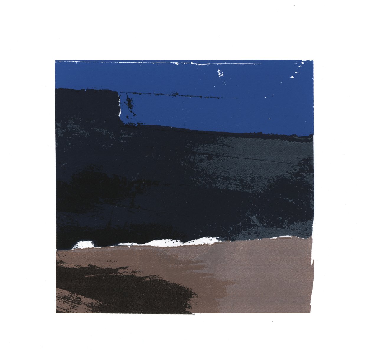 At Large, 2015, (screentryck på papper) av Francois Domain