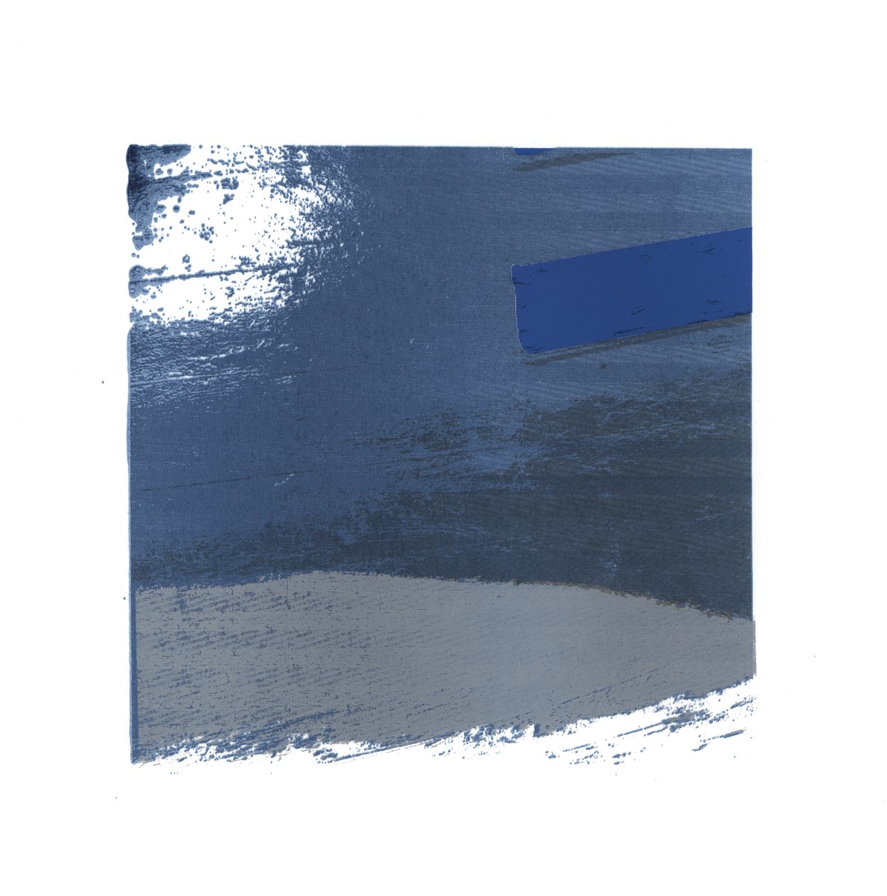 Burning Waters, 2015, (screentryck på papper) av Francois Domain