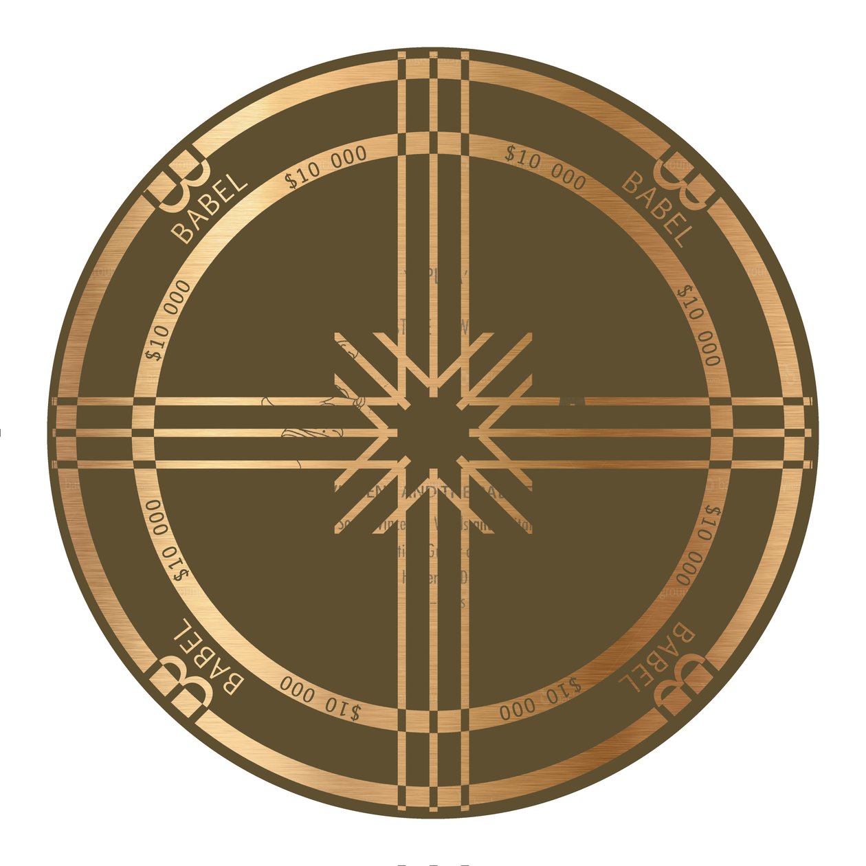 PokerChip $10000, 2015, digital av Francois Domain