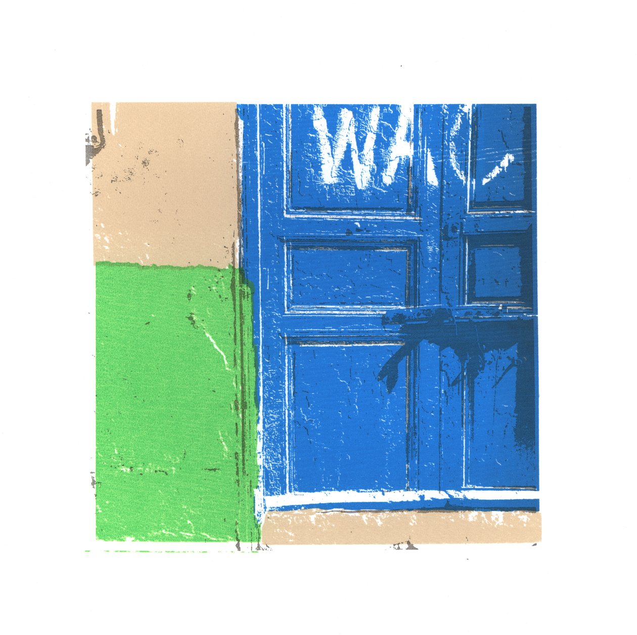 WAC, 2015, (screentryck på papper) av Francois Domain
