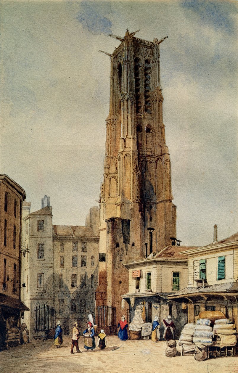Saint-Jacques-tornet av Francois Etienne Villeret