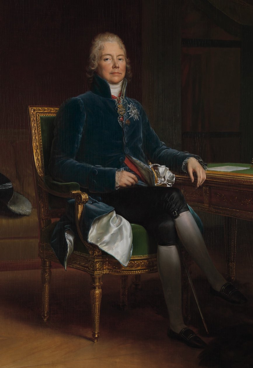 Charles Maurice de Talleyrand Périgord (1754-1838), Prince of Benevento av Baron François Pascal Simon Gérard