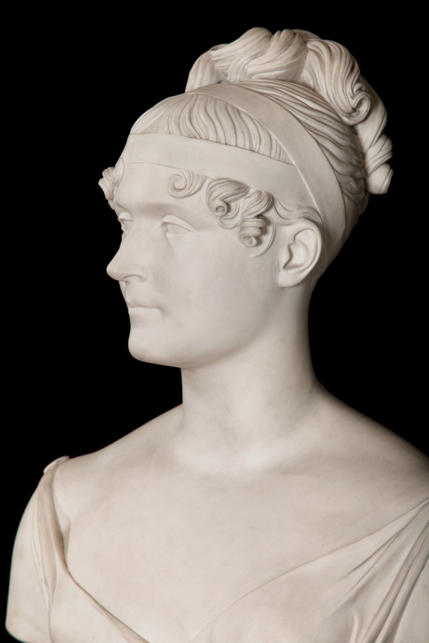 Byst av kejsarinnan Josephine (Sevres kex) (detalj) (se även 698746) av Francois Joseph Bosio