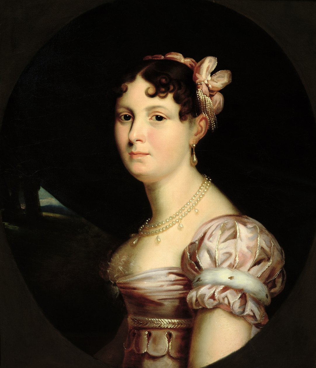 Porträtt av Katarina av Würtemberg (1783-1835) drottning av Westfalen, ca 1810 av Francois Josephe Kinson