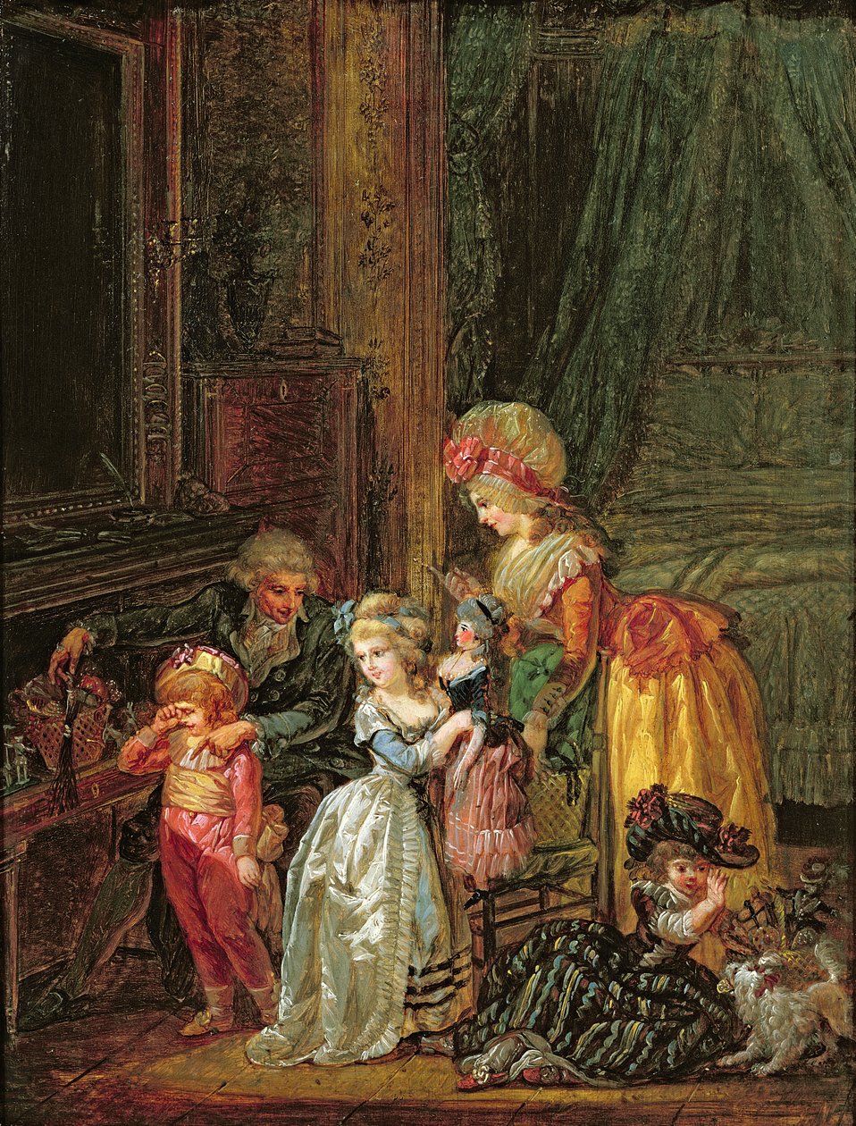 St Nicholas dag av Francois Louis Joseph Watteau