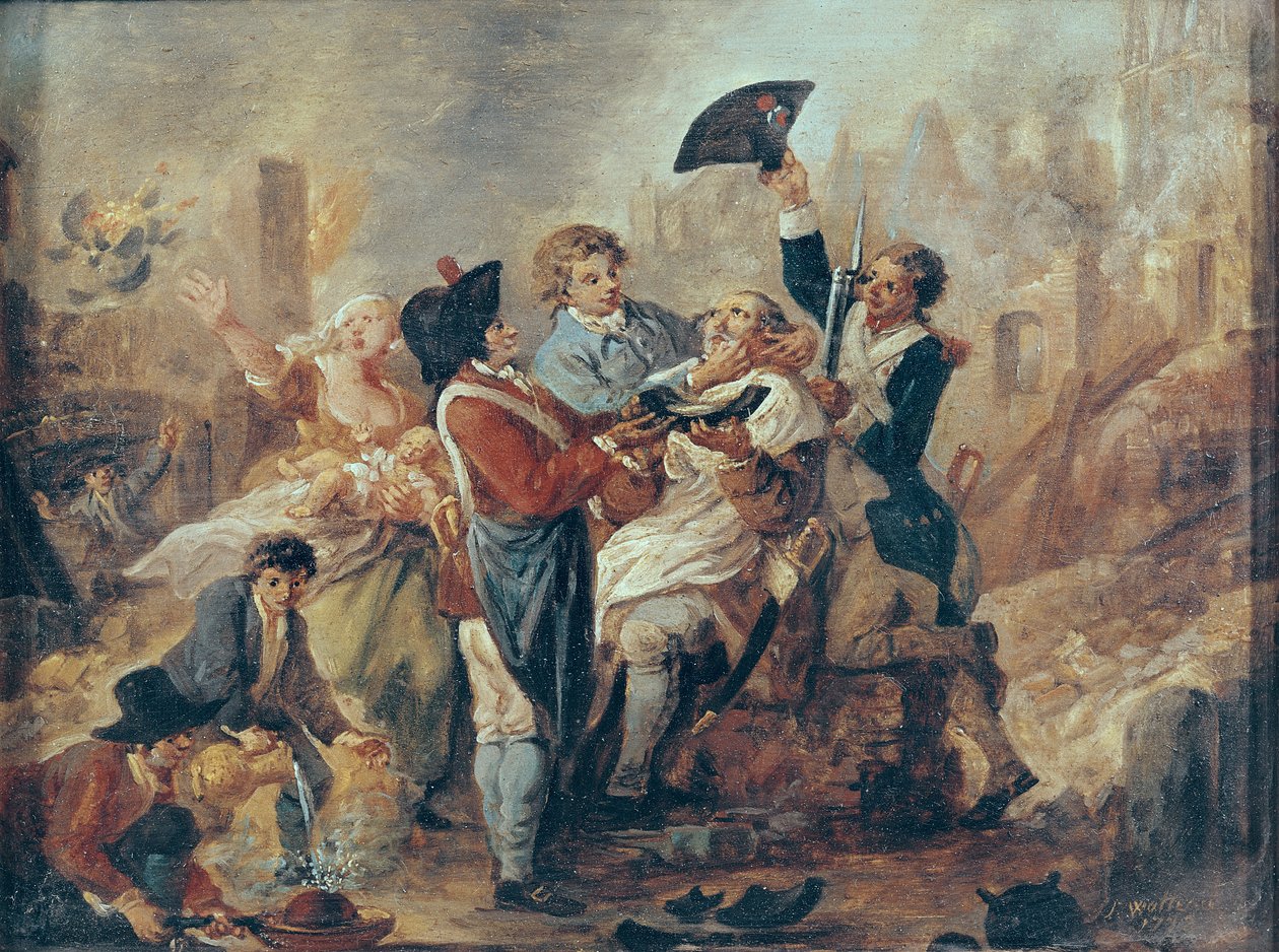 Rakmuggen i Lille, 1793 av Francois Louis Joseph Watteau