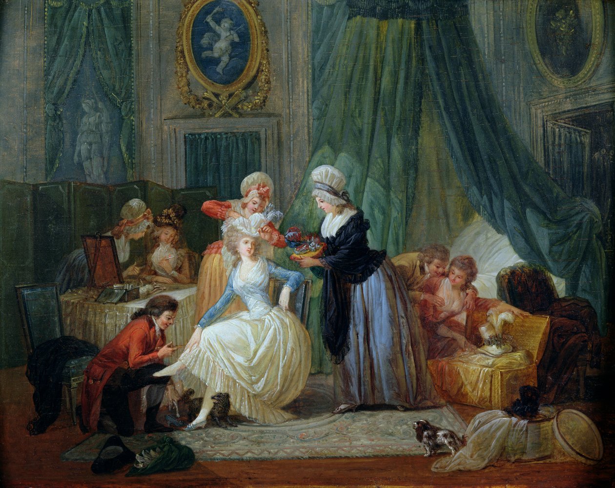 Toilet swed av Francois Louis Joseph Watteau