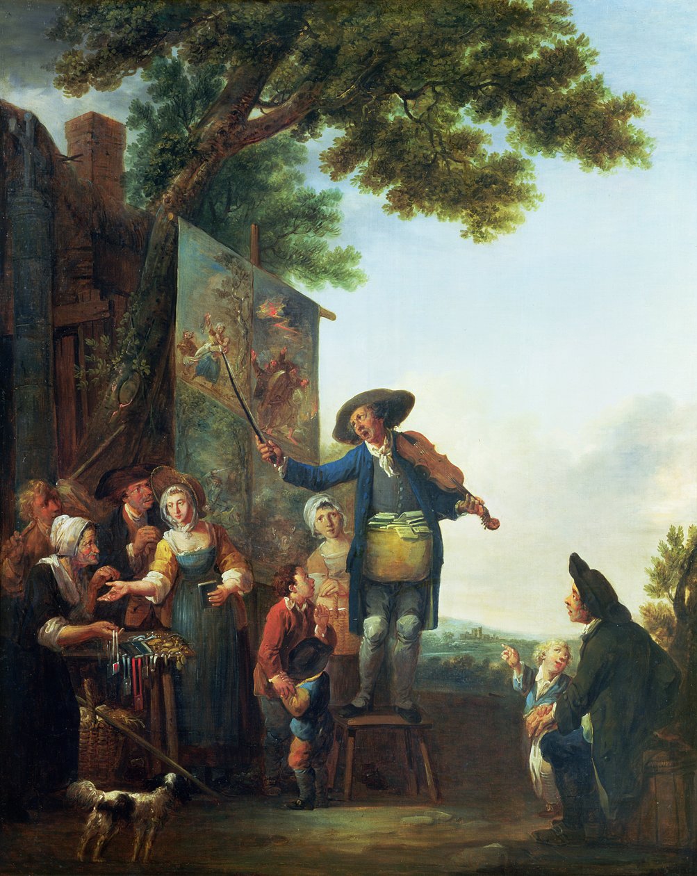 Violinisten av Francois Louis Joseph Watteau