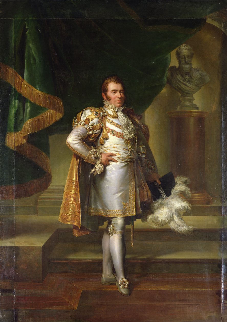 Charles-Ferdinand av Frankrike i en fransk prinss kostym, 1820 av Baron François Pascal Simon Gérard