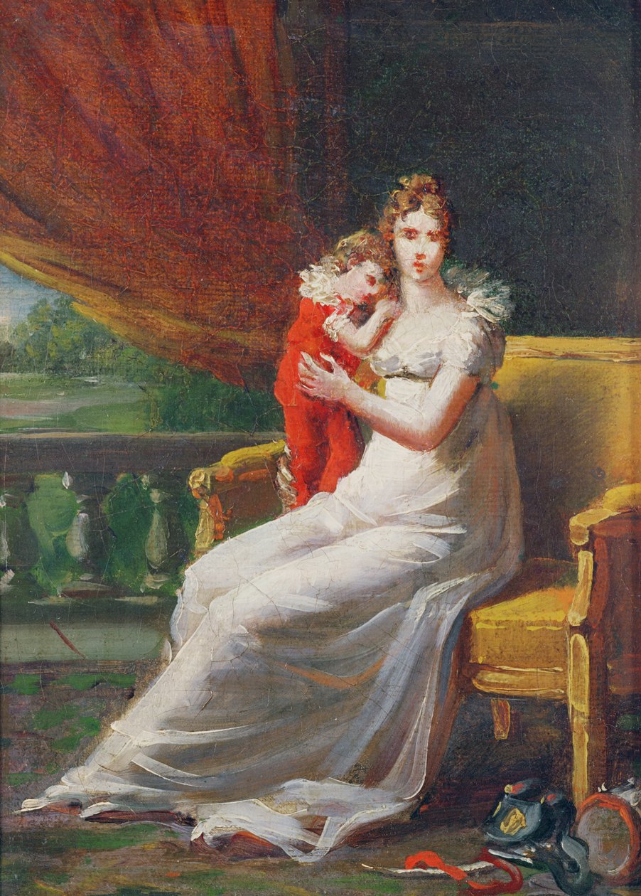 Marie-Louise håller kungen av Rom i sina armar av Baron François Pascal Simon Gérard