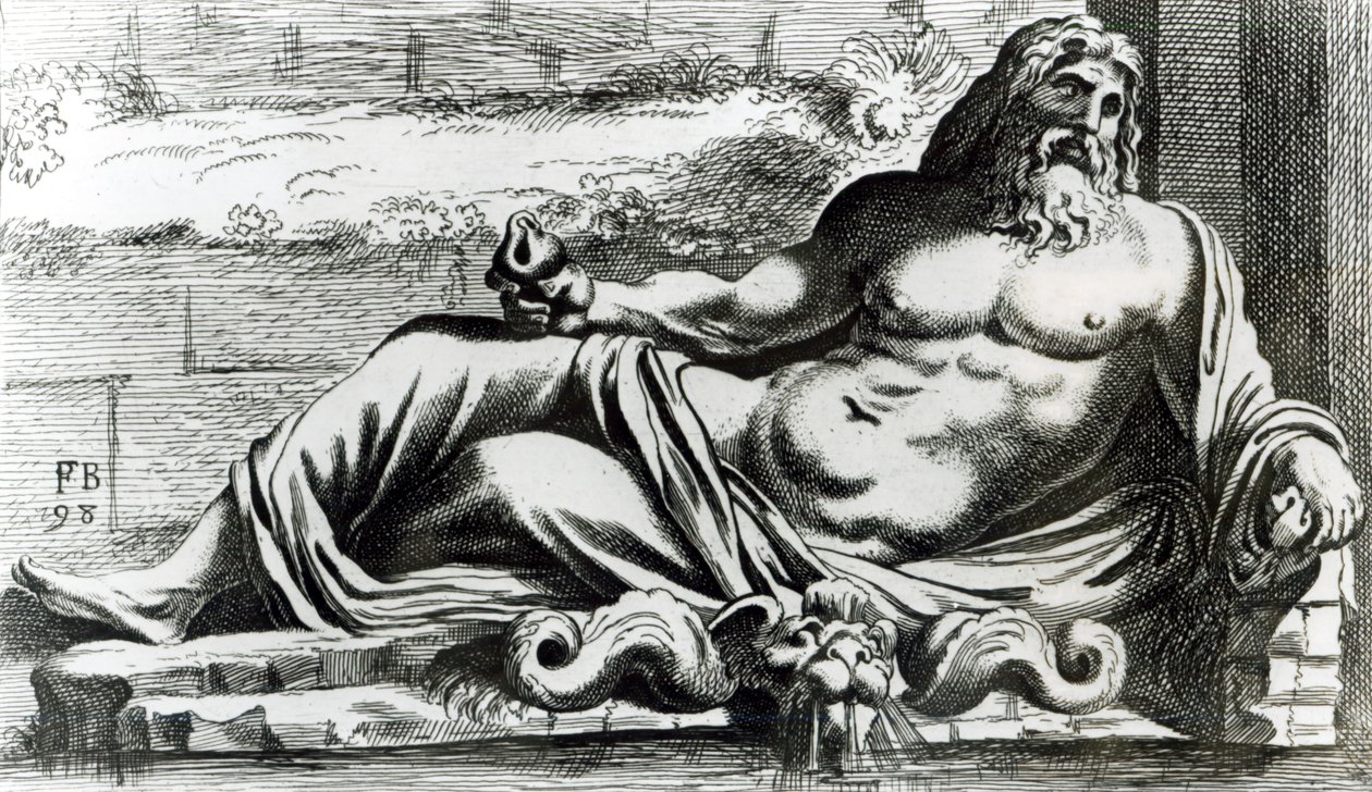 Neptun, ca. 1653 swed av Francois Perrier