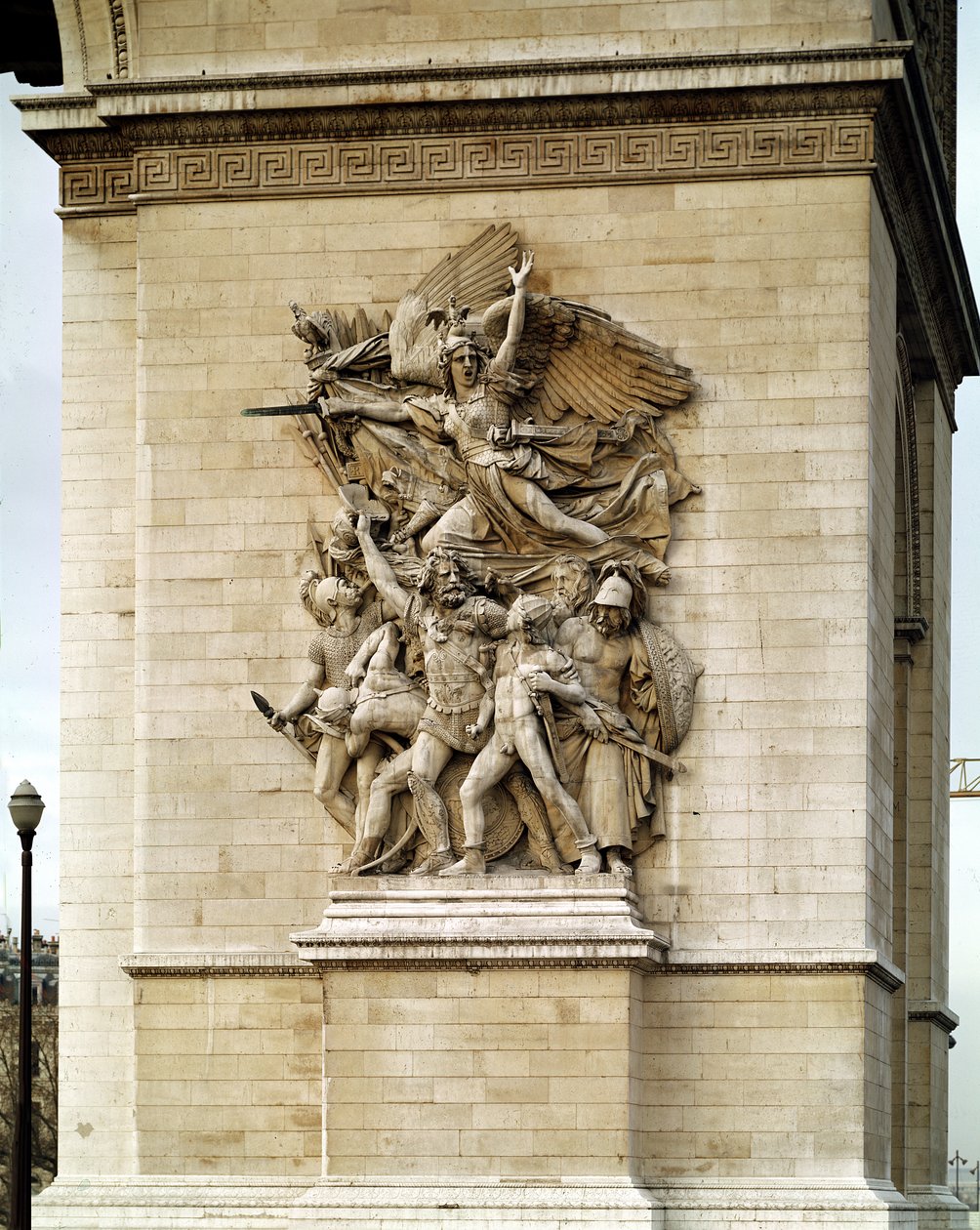 La Marseillaise, detalj från den östra sidan av Triumfbågen, 1832-35 av Francois Rude