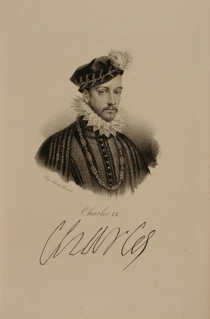 Karl IX (1550-74) av Francois Seraphin Delpech