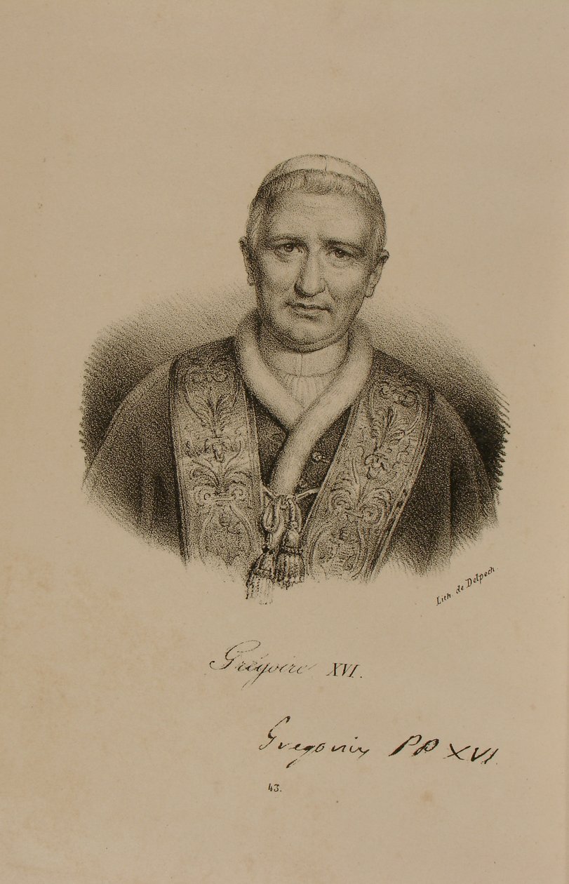 Påve Gregorius XVI (1761-1846) av Francois Seraphin Delpech