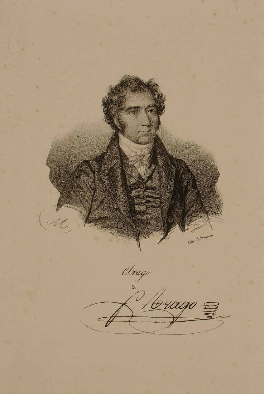 Porträtt av Dominique Francois Jean Arago (1786-1853) av Francois Seraphin Delpech