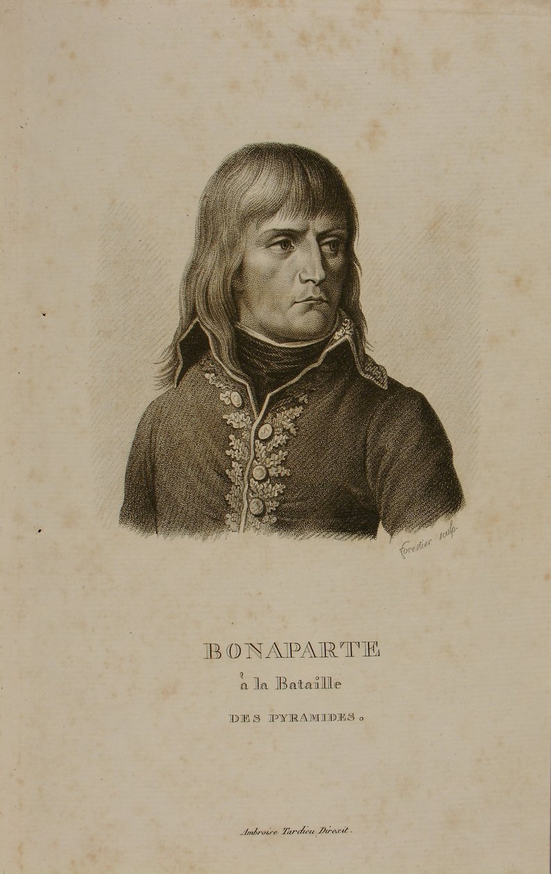 Porträtt av Napoleon Bonaparte (1769-1821) av Francois Seraphin Delpech