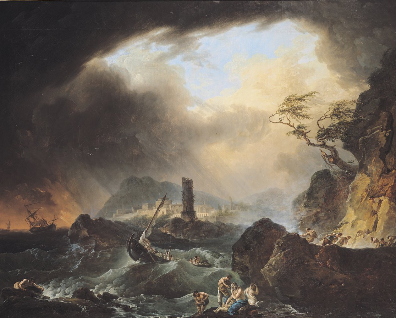 Storm-svensken av Francois Valentin Gazard