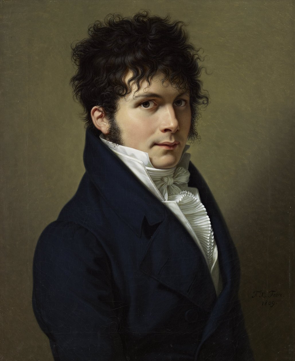 Porträtt av en man av Francois Xavier Fabre