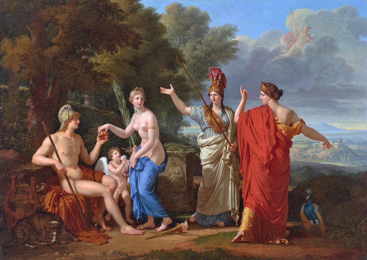The Judgment of Paris av Francois Xavier Fabre