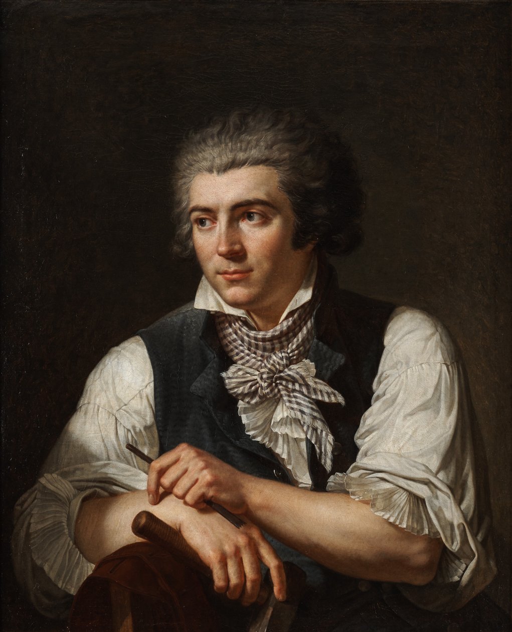 Porträtt av Barthélémy Corneille av Francois-Xavier Fabre