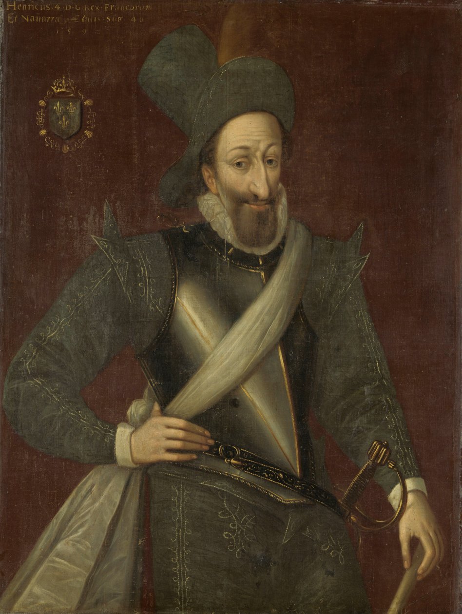 Henrik IV, Frankrikes kung (1553-1610) av Francois (circle of) Bunel