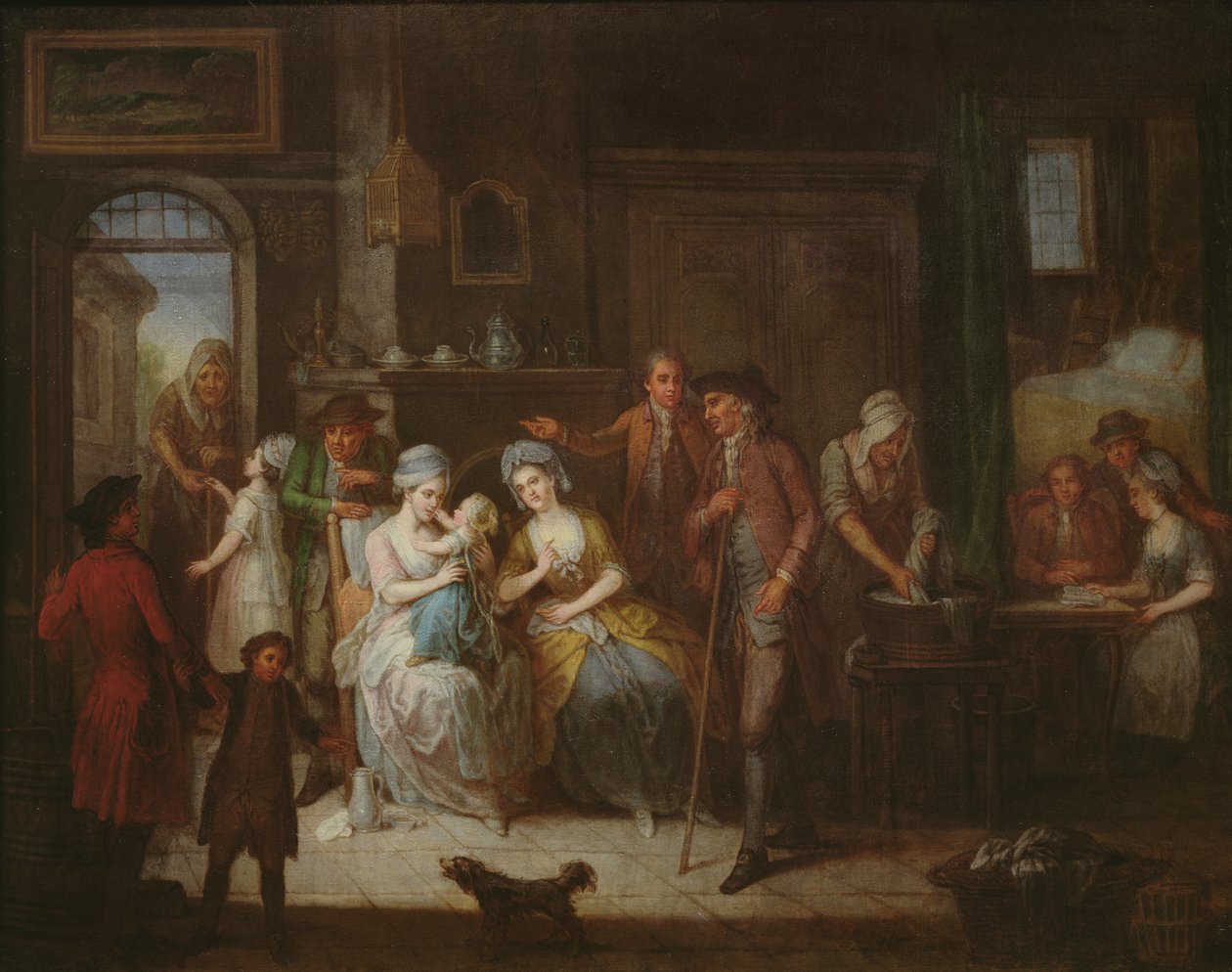 Interiör scen av Francois Aubert
