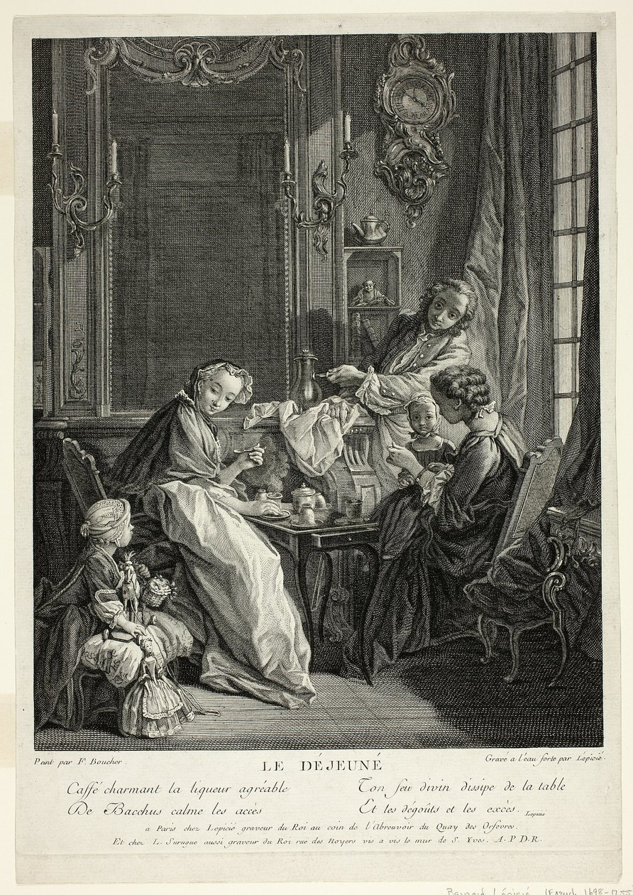 Frukost av Francois Bernard Lepicie
