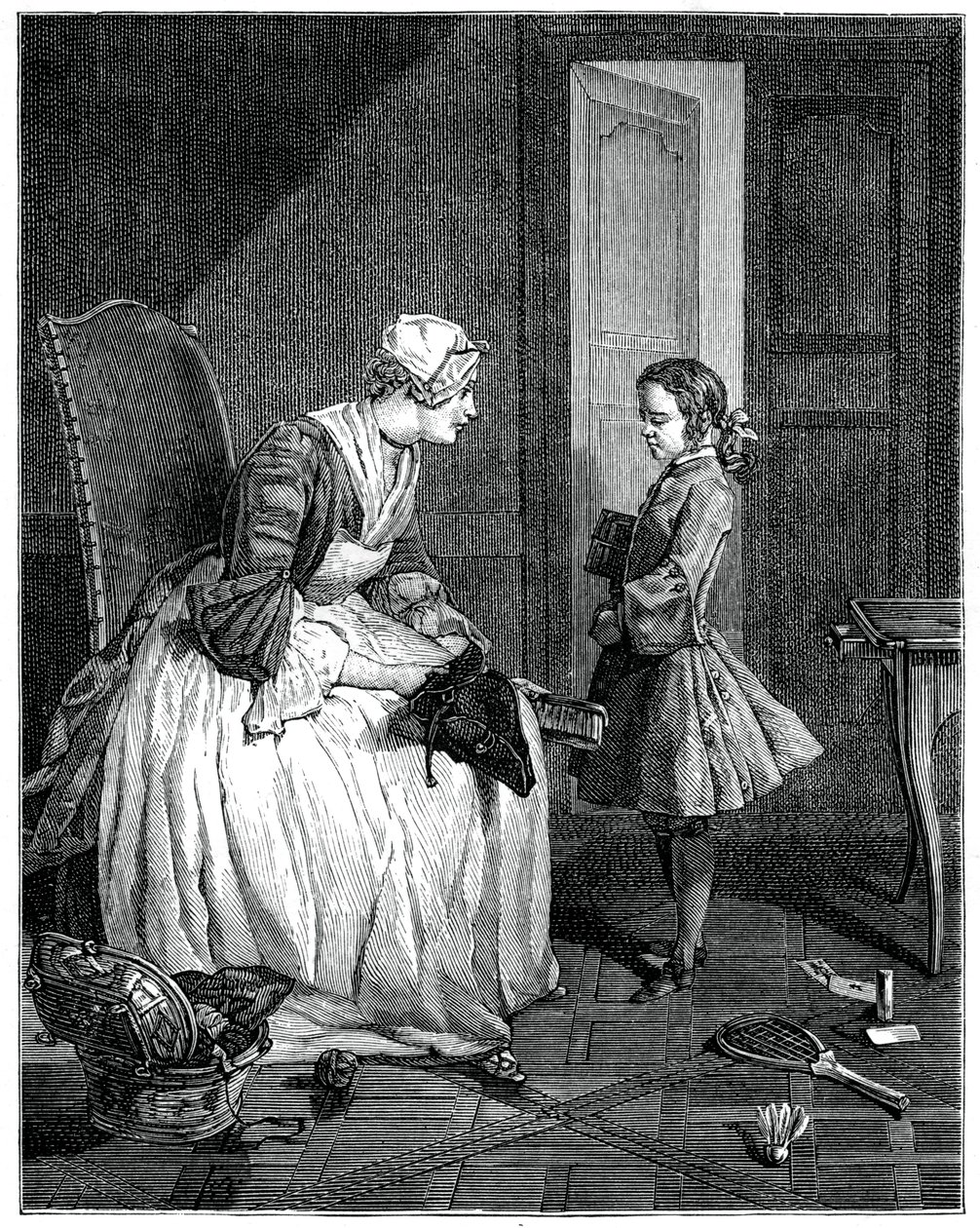 Guvernanten, 1739 1885. av Francois Bernard Lepicie