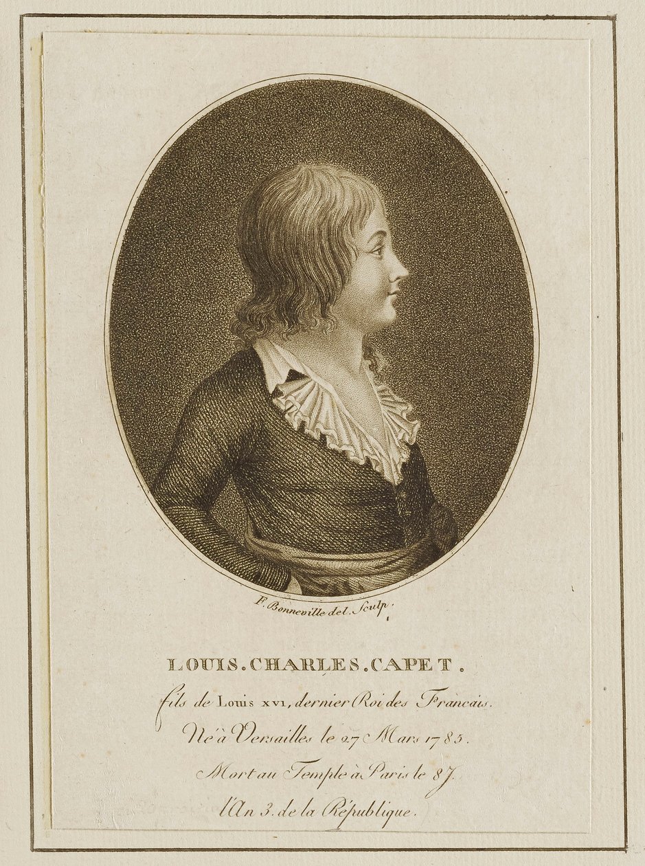 Louis Charles Capet av Francois Bonneville