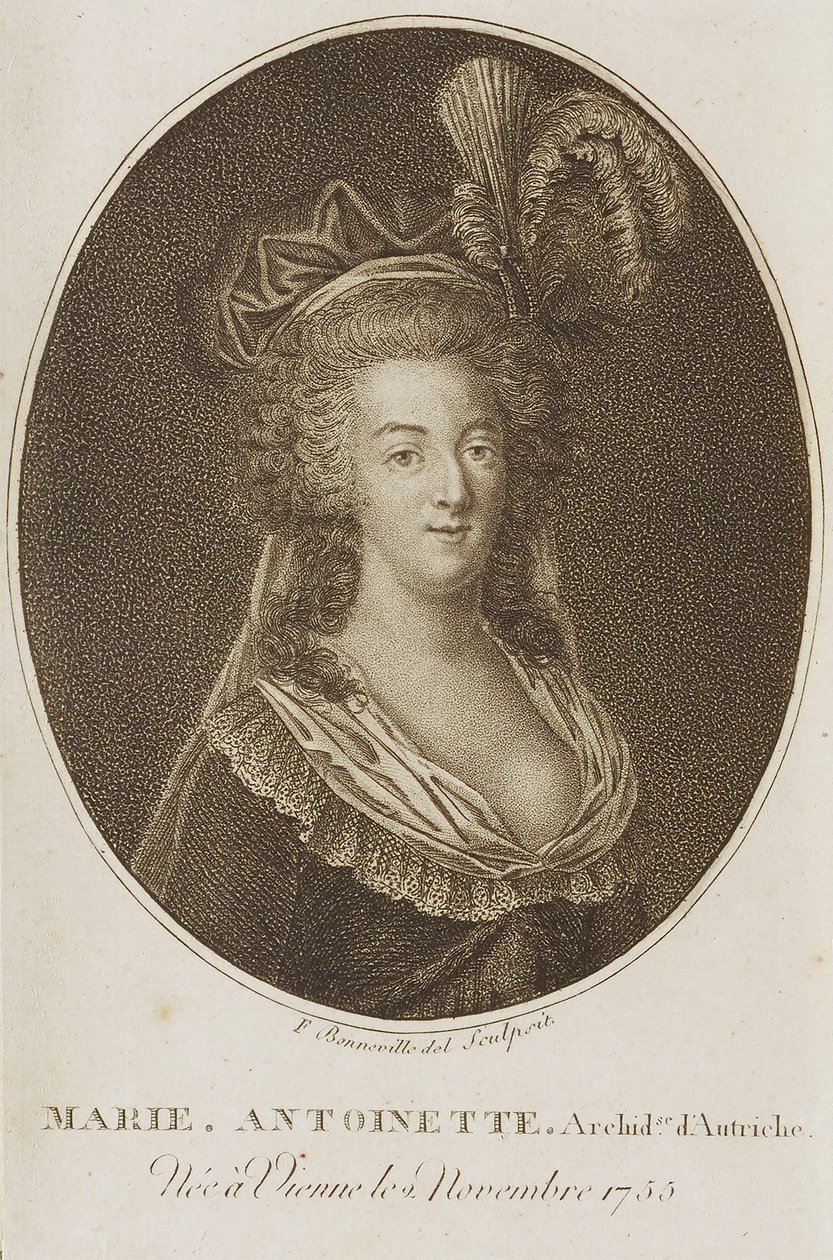 Marie Antoinette av Francois Bonneville
