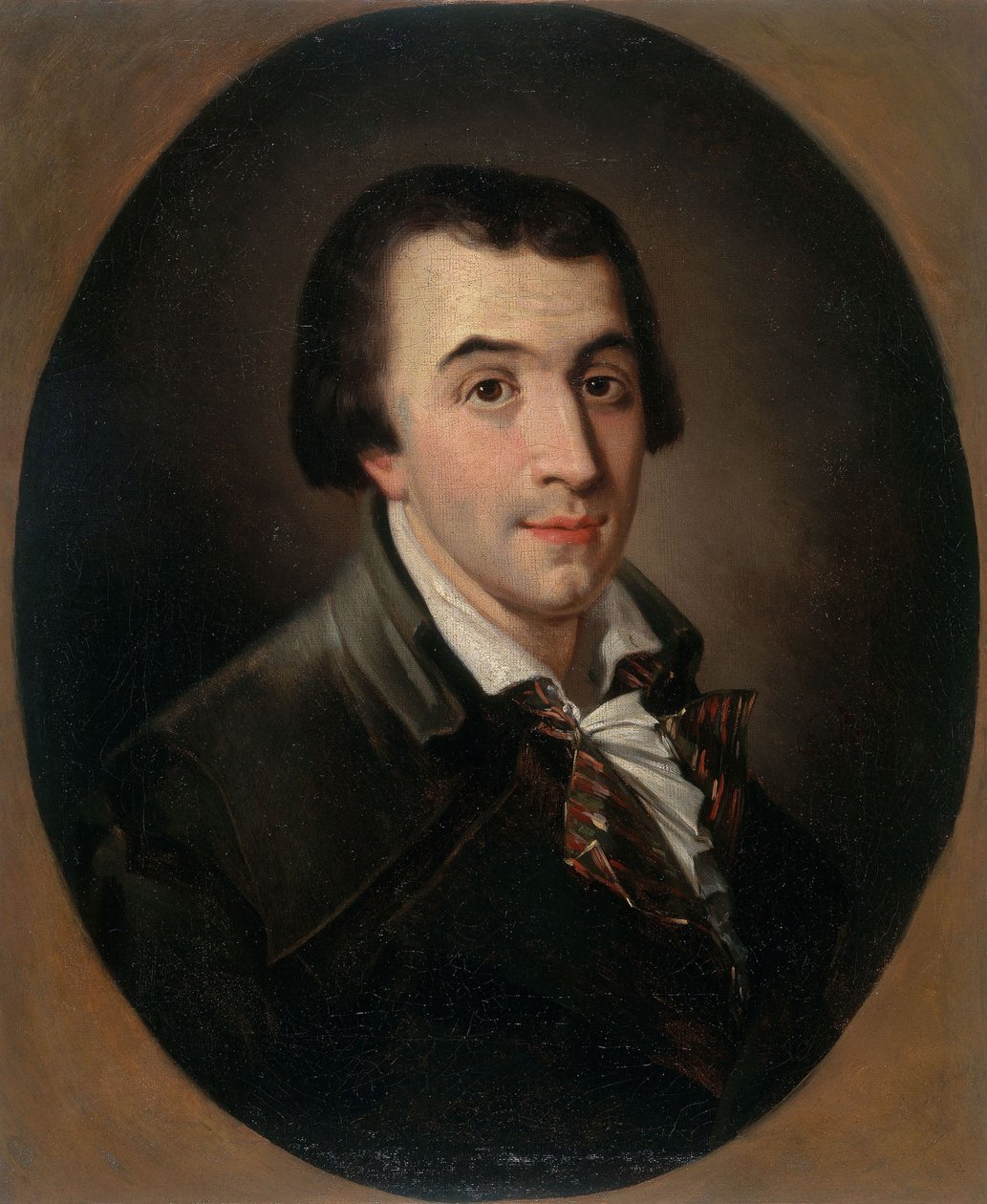 Porträtt av Jacques-Pierre Brissot de Warville 1754-1793, ca. 1790. av Francois Bonneville