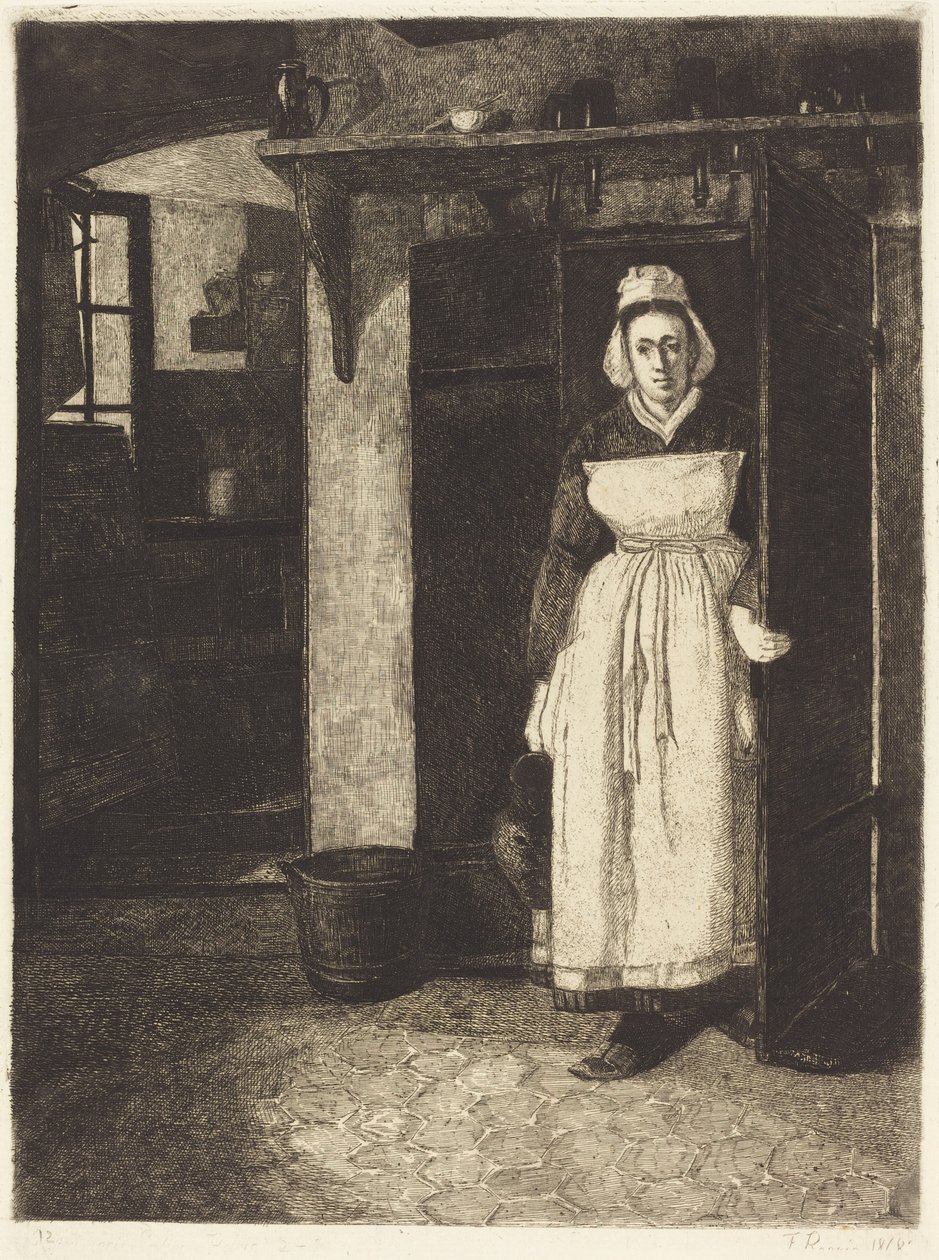 Källardörren av François Bonvin