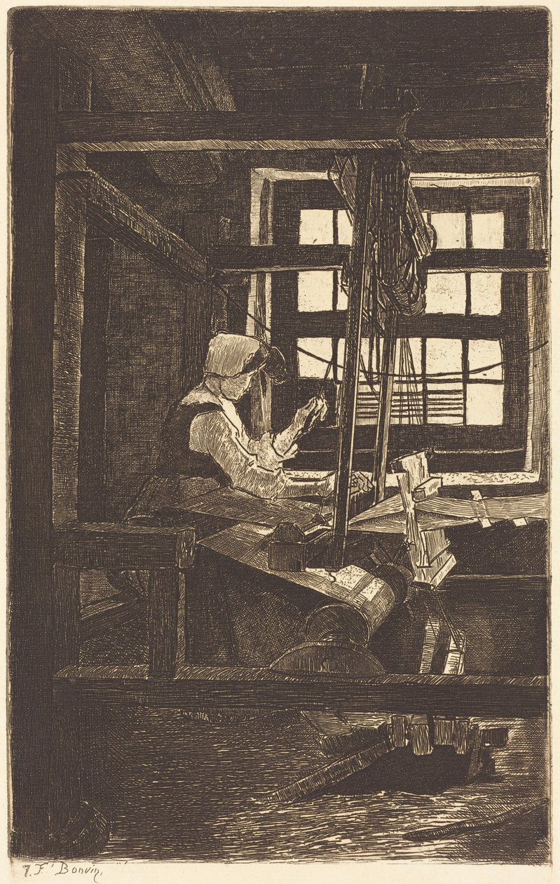 Väverskan av François Bonvin