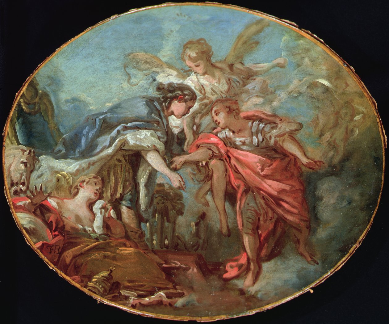 Allegori om freden i Aix-la-Chapelle av François Boucher