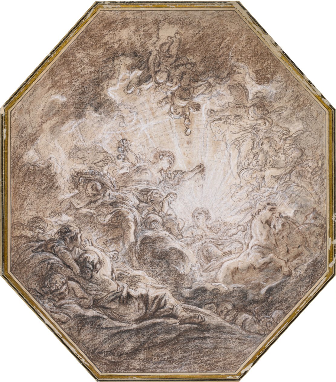 Aurora som förebådar morgonsolens ankomst av François Boucher