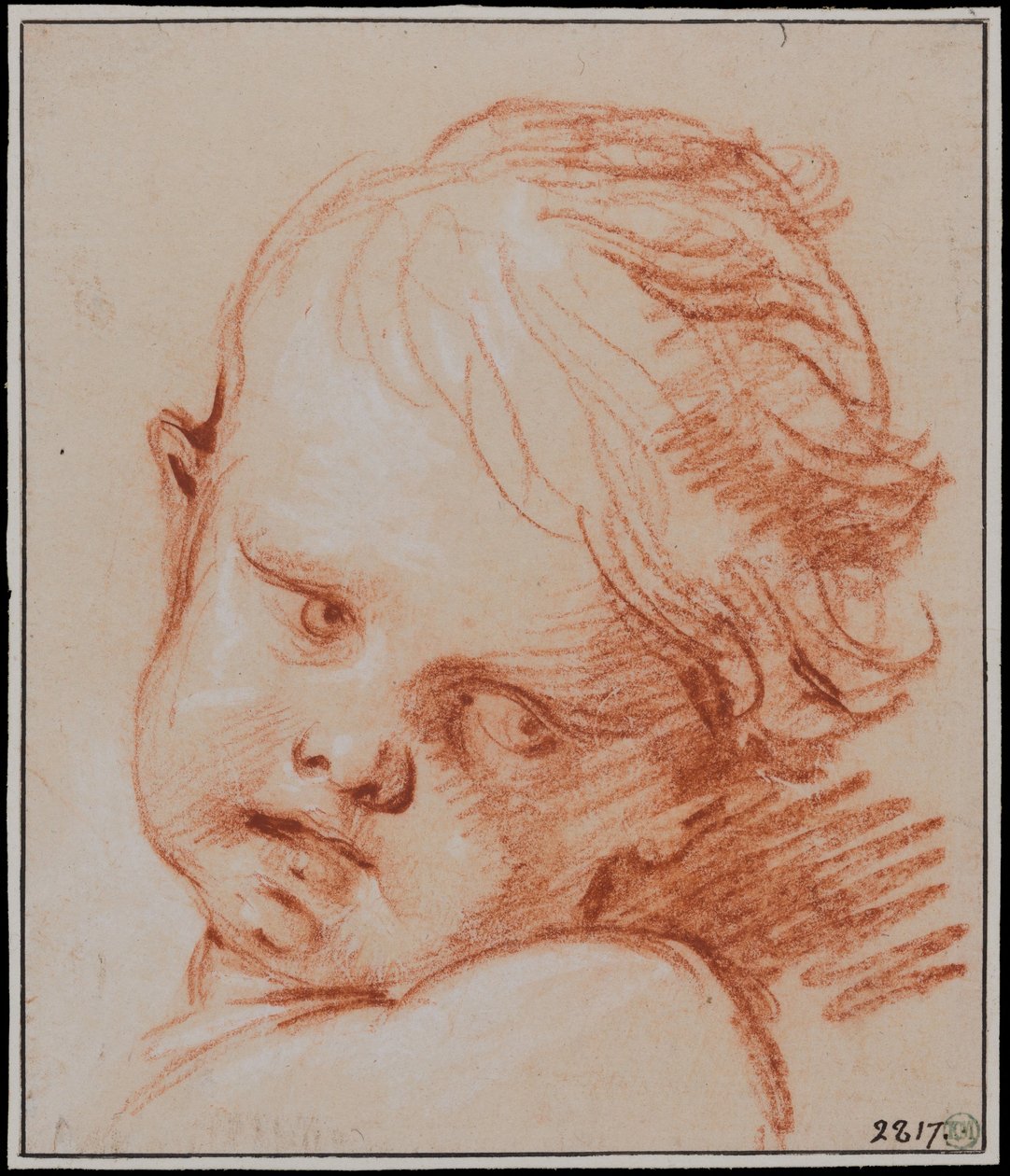 Barnhuvud av François Boucher