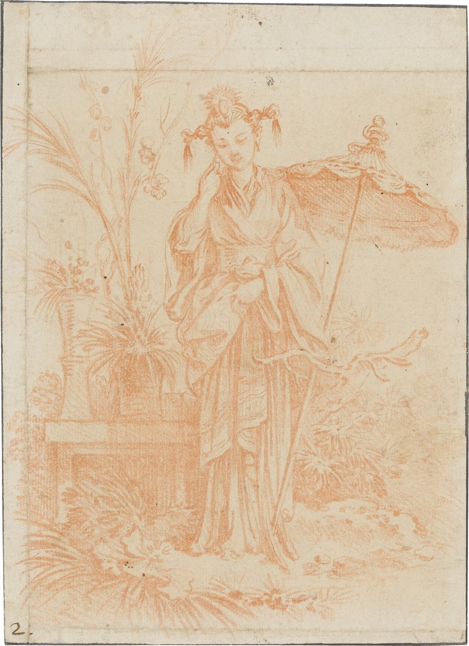 Chinoiserie (Trädgårdsmästarinnan) av François Boucher