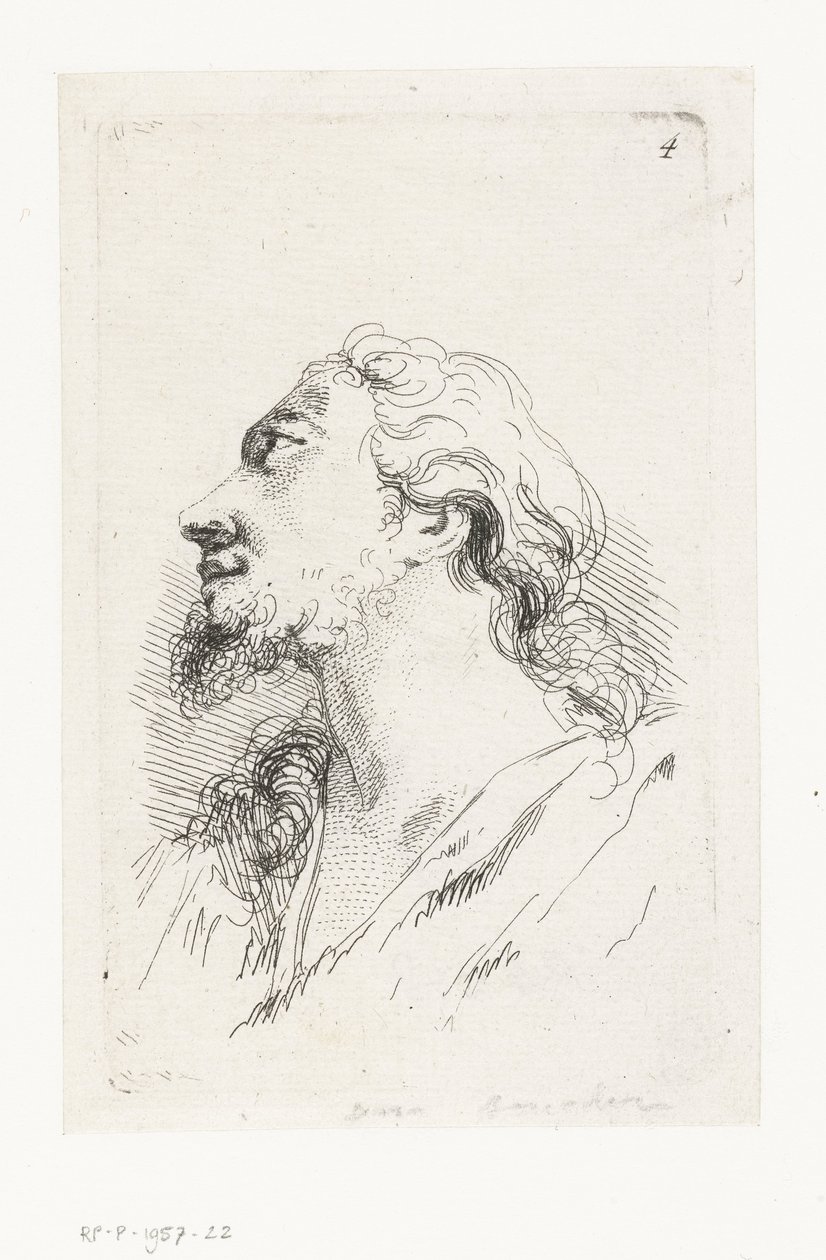 Kristi huvud av François Boucher