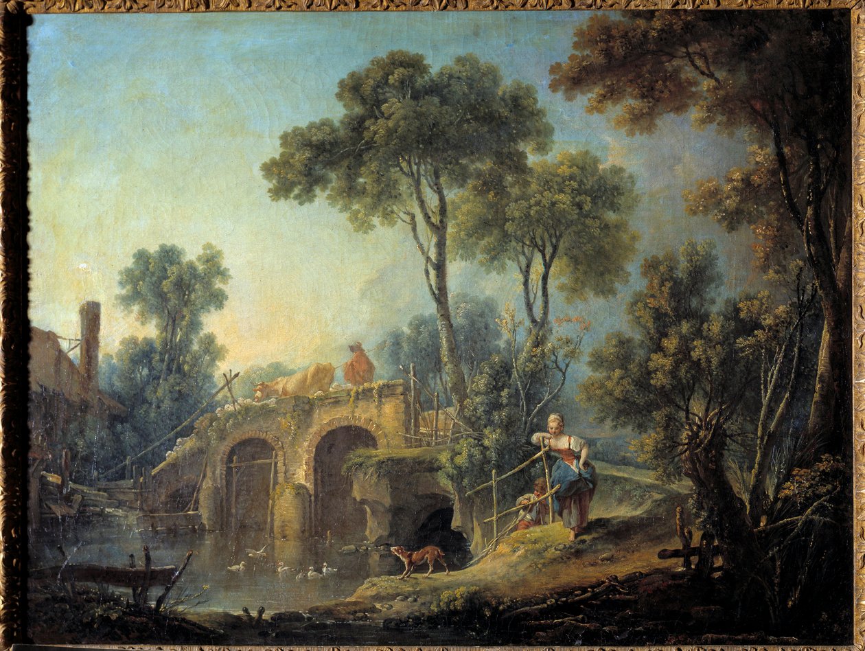 Bromålningen av Francois Boucher (1703-1770) 1751 Sön. 0,66x0,84m av François Boucher