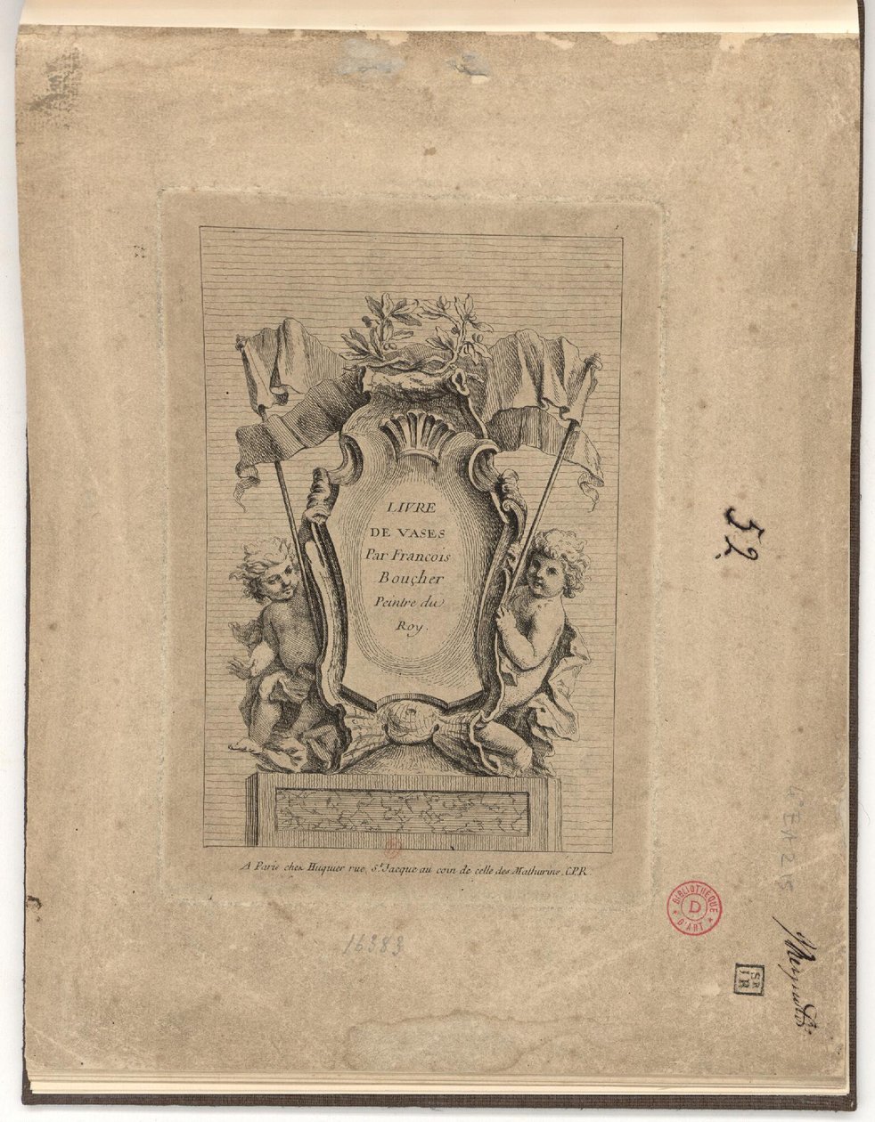 Vasbok av François Boucher av François Boucher