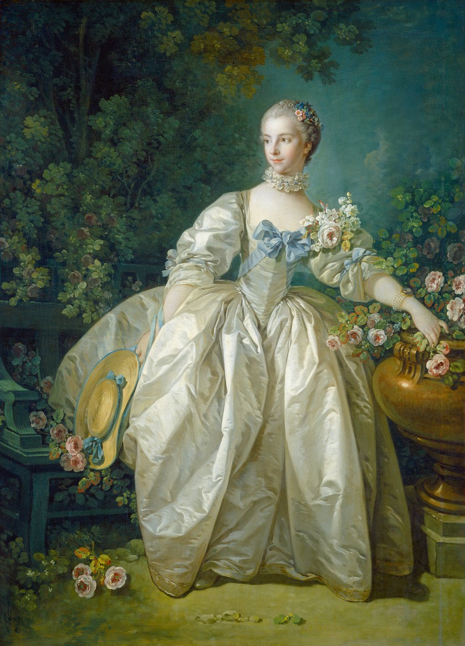 Madame Bergeret, ca. 1766 (olja på duk) av François Boucher