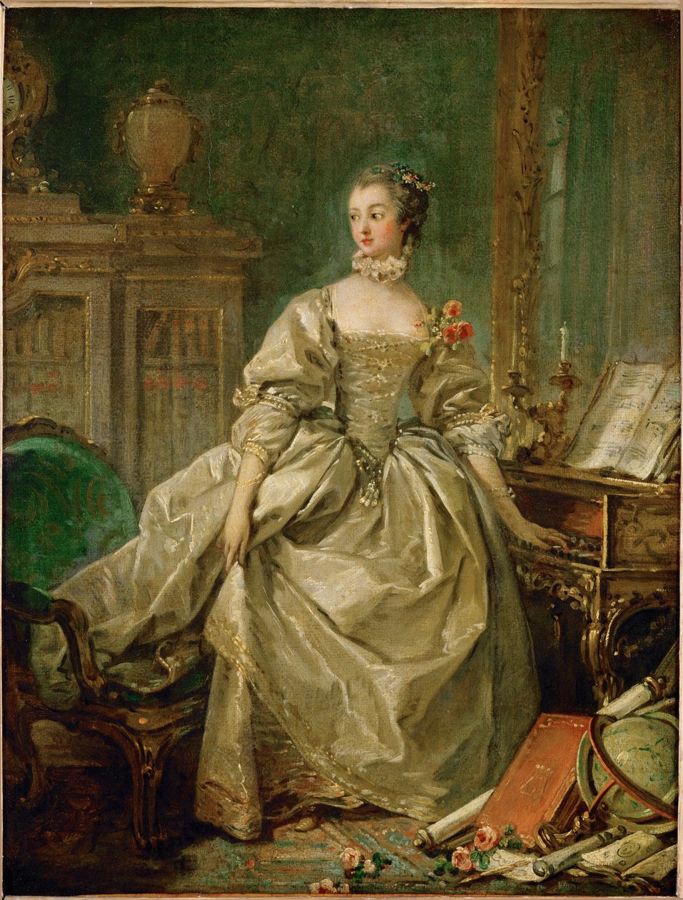 Madame Pompadour... av François Boucher
