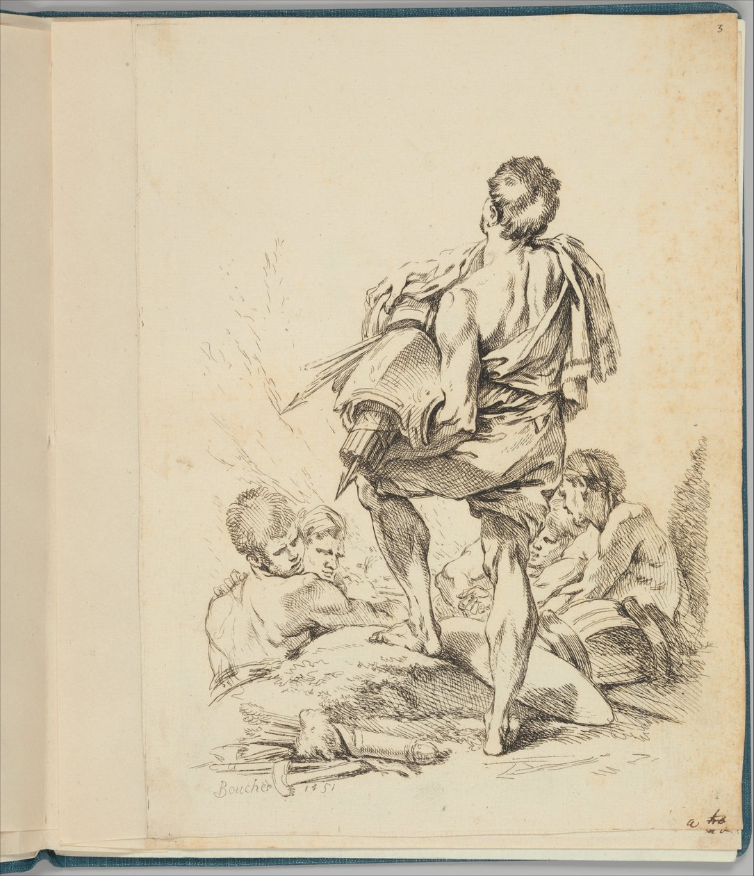 Ny bok med olika figurer av François Boucher