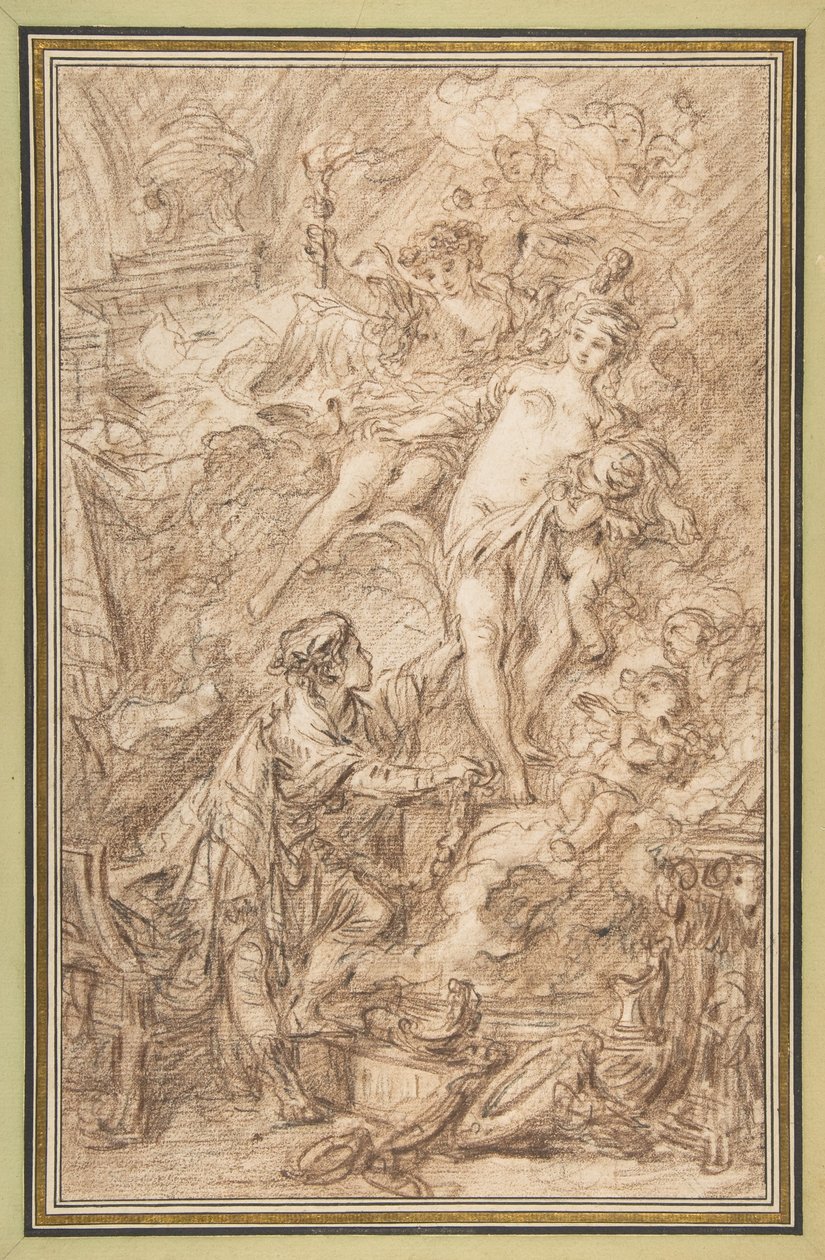 Pygmalion och Galatea av François Boucher