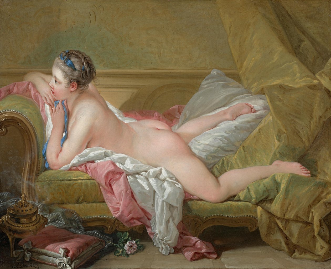 Den vilande flickan av François Boucher