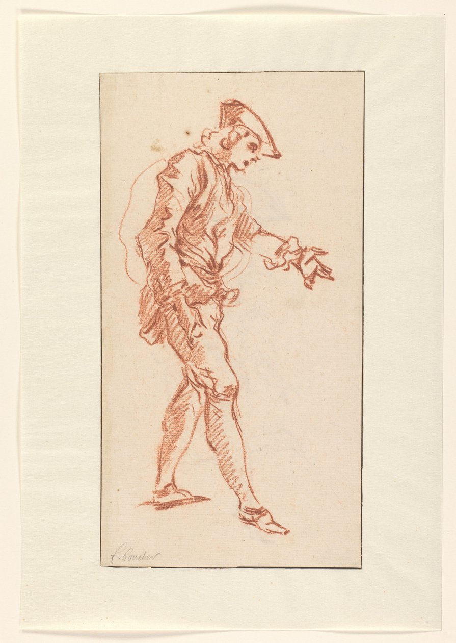 Stående jägare av François Boucher