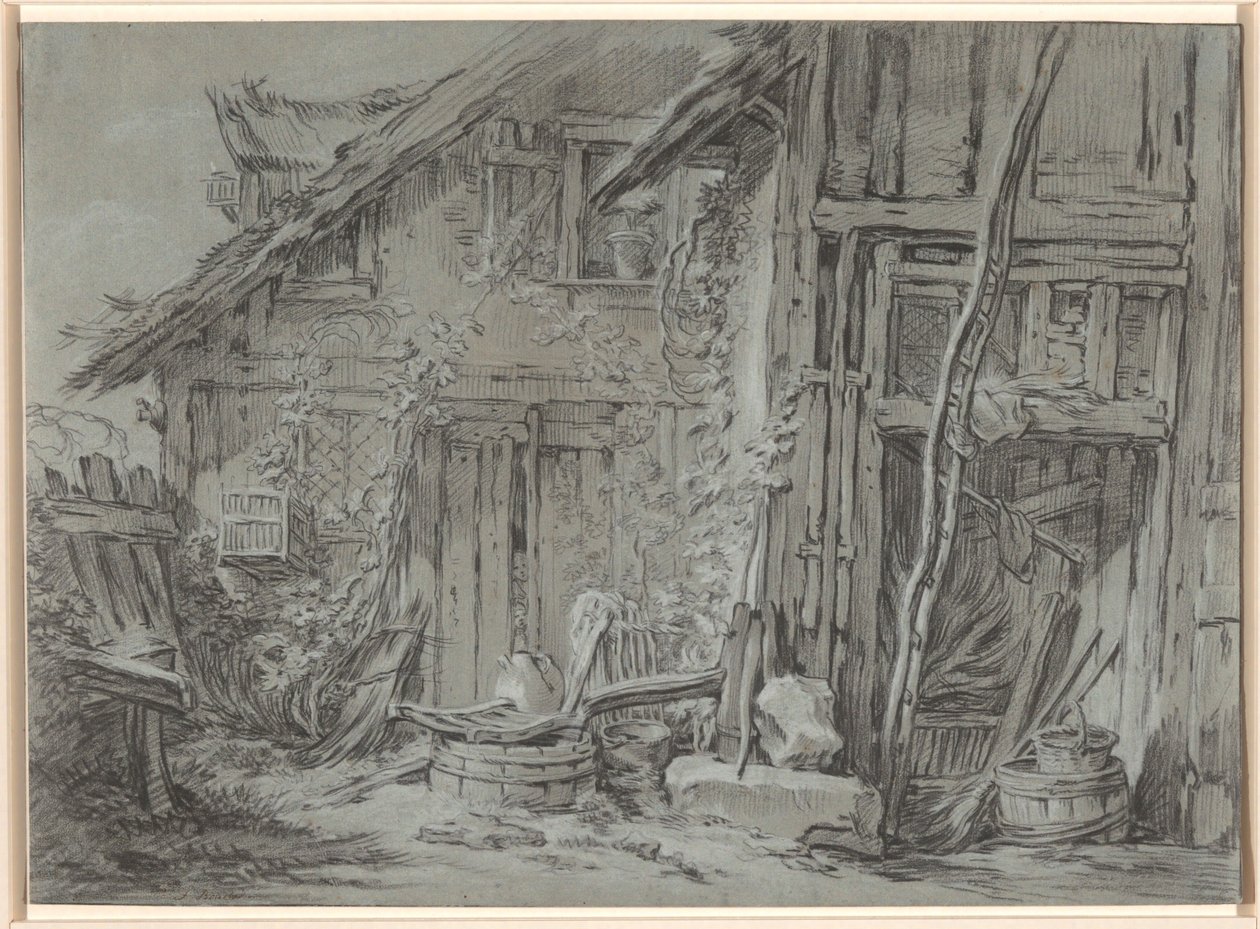 Den förfallna bondgården av François Boucher